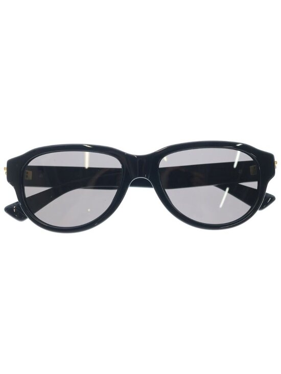 Bottega Veneta Sunglasses Eyewear Black Gold Acetate Square BV